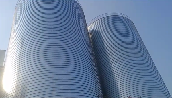 平罗2座混凝土高架卷板仓